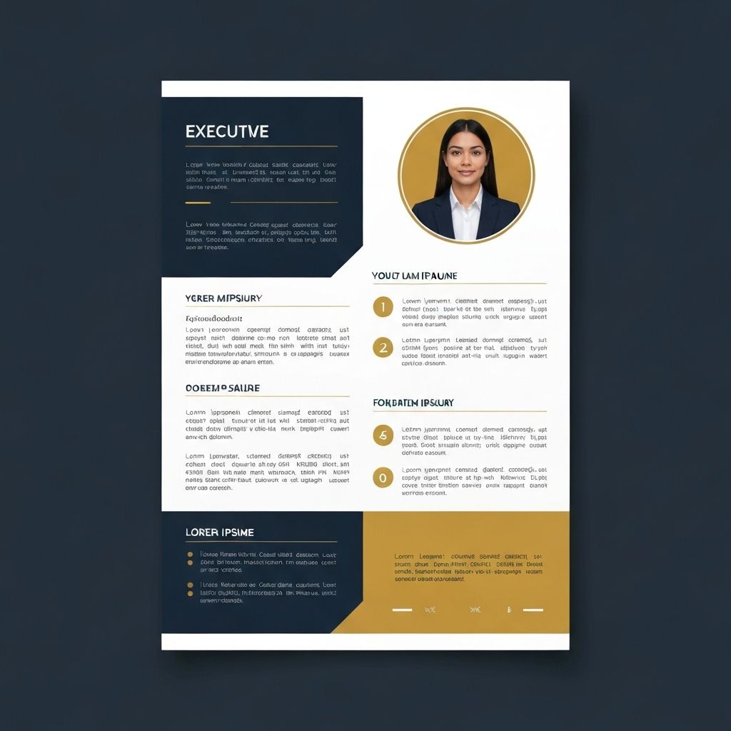 Preview do template Executivo