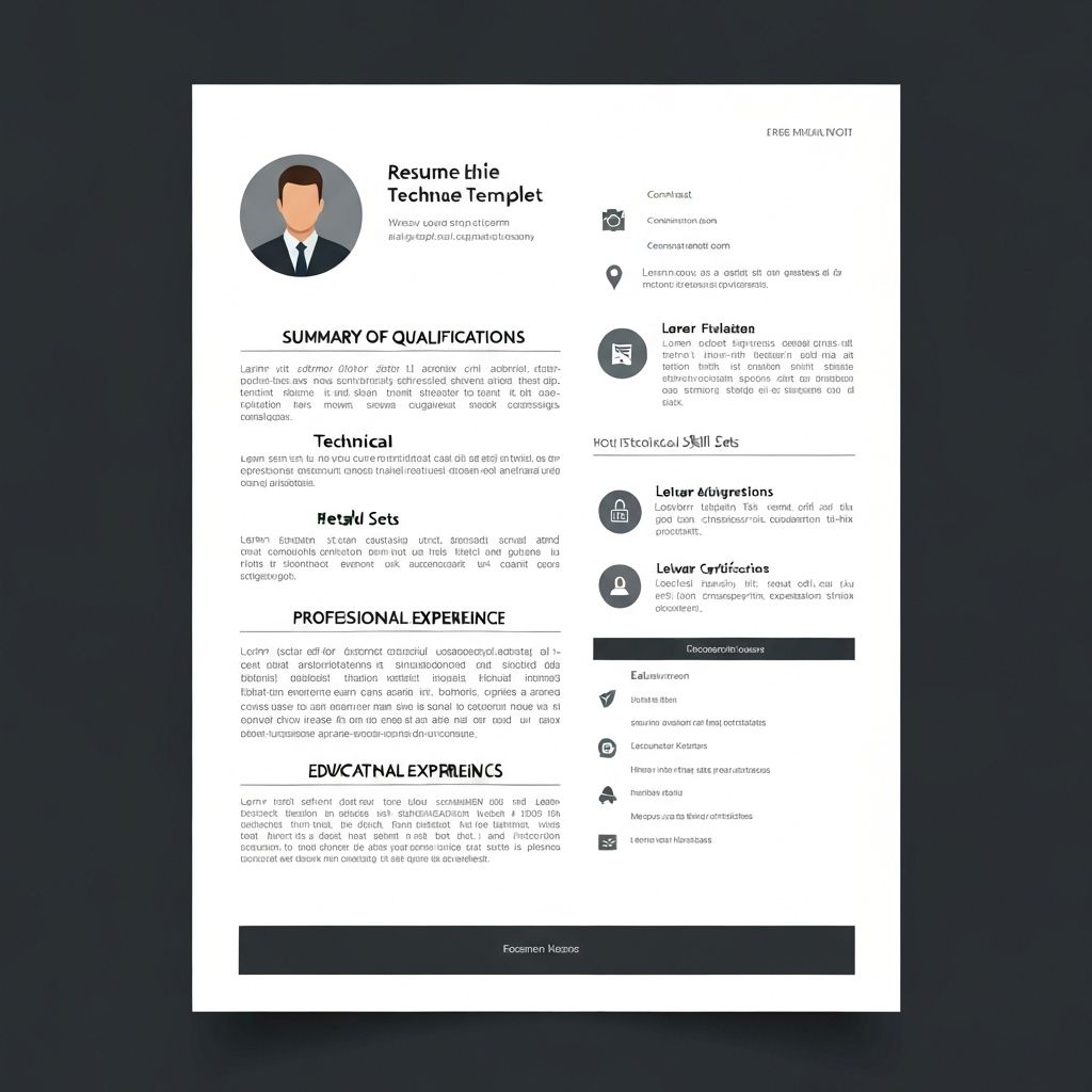 Preview do template Técnico